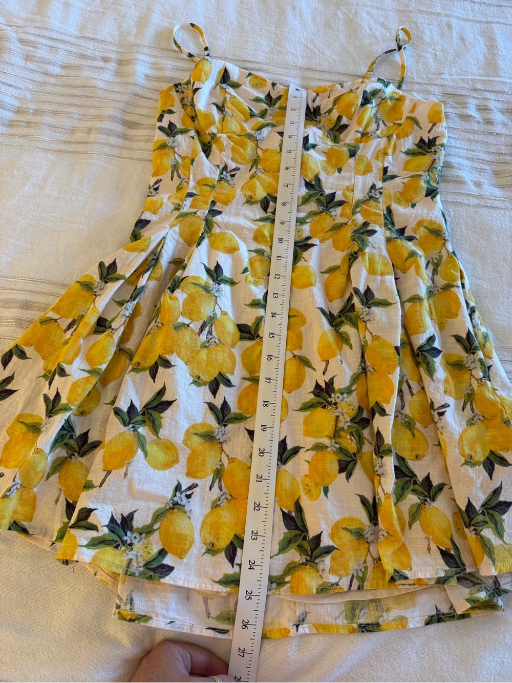 Lemon print mini dress - Picture 14 of 15